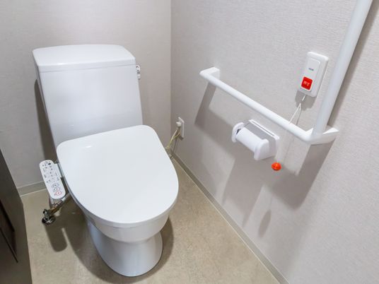 安全設備の整ったトイレ