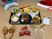クリスマス食事の机  