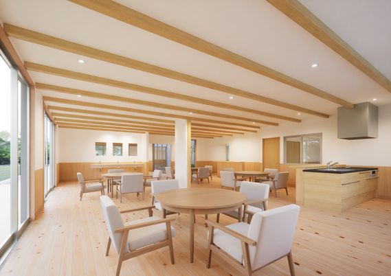 明るいダイニングルーム