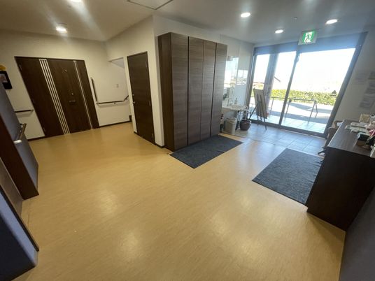 明るい廊下