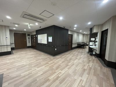 広々とした廊下の一角