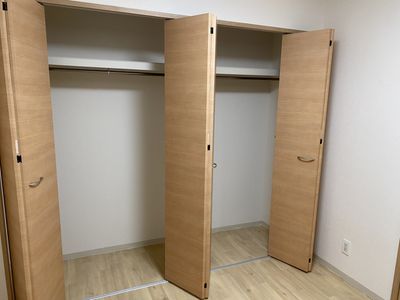 ゆったり収納付きの居室