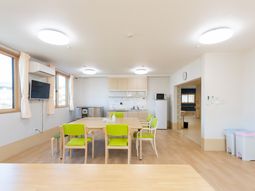 明るい共有スペース