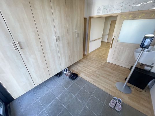 くつろぎの空間廊下
