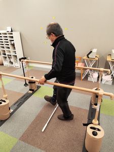 訓練に励む利用者の様子