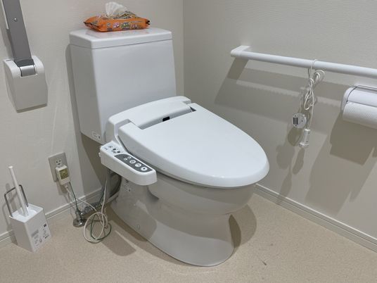 洗練されたトイレ設備