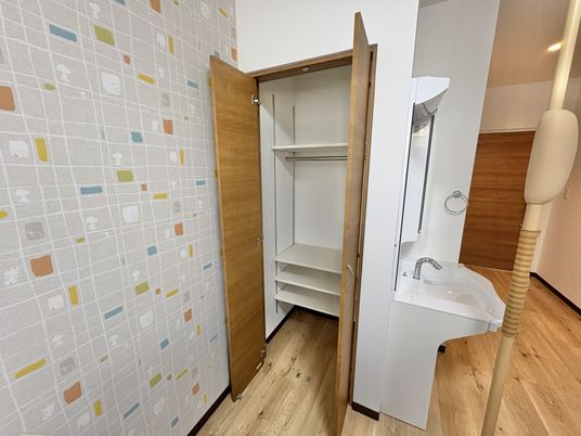 使いやすいクローゼット