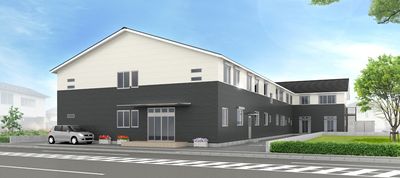 モダンな外観の建物