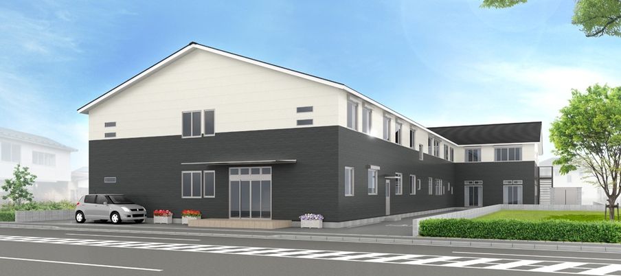 モダンな外観の建物