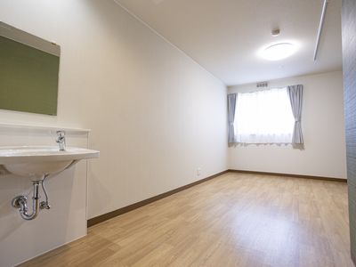シンク付きの広い居室