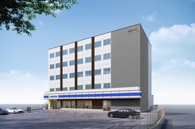 明るい外観の建物