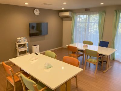 自然光が差し込むリビング