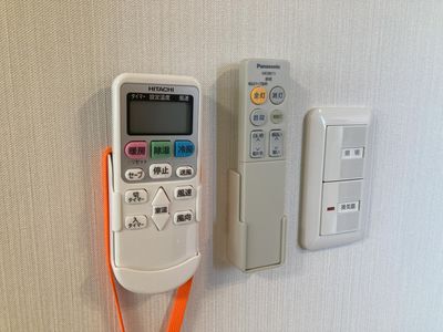 エアコン操作パネル