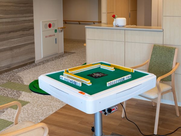 テーブルと椅子の配置のエリア