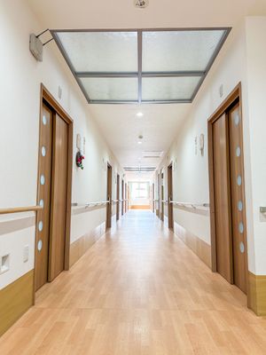 廊下の明るい空間