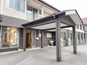 ゆったりとしたエントランス