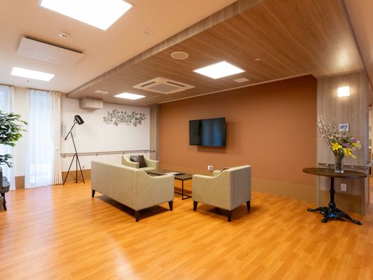 自然光が入るリビング