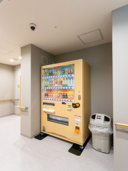 飲料自販機の廊下