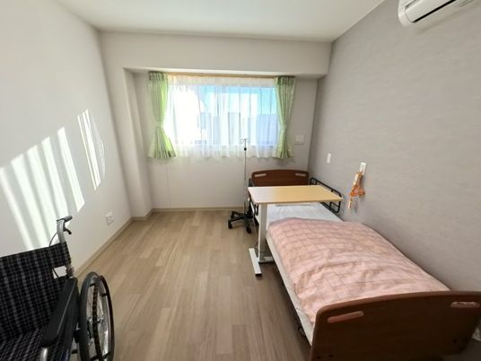 明るい個別の居室