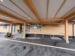 優しい印象の外観