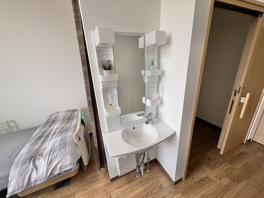 清潔感のある洗面台