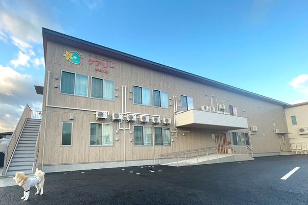 広々とした外観
