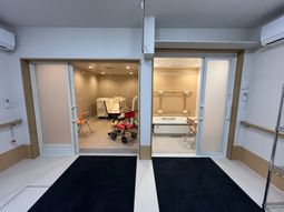 明るい機能訓練室