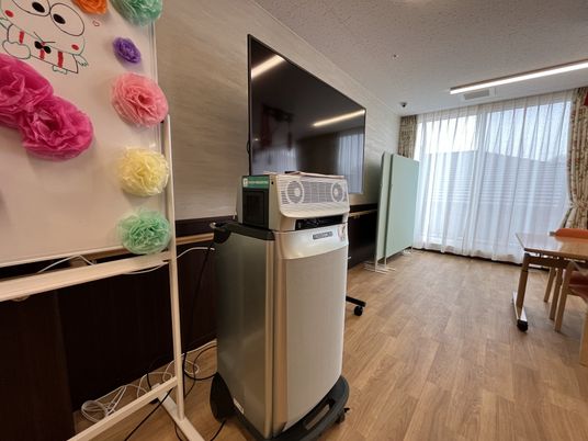 明るい部屋の様子