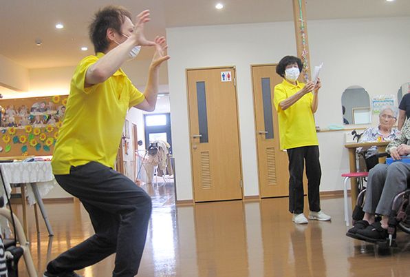 楽しげな活動の様子