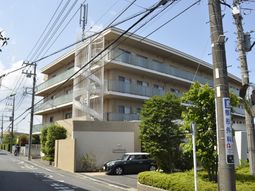 周囲に植物がある建物外観