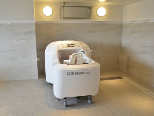 リラックスできる浴室