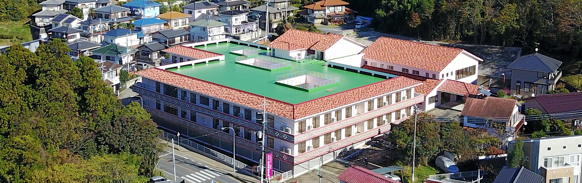 ショートステイ石名坂聖孝園の外観