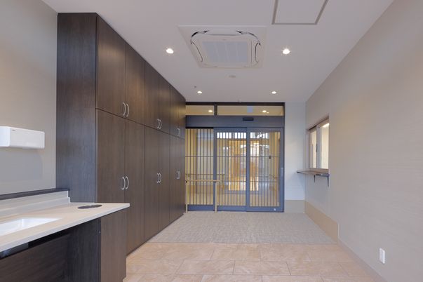 広々としたエントランス