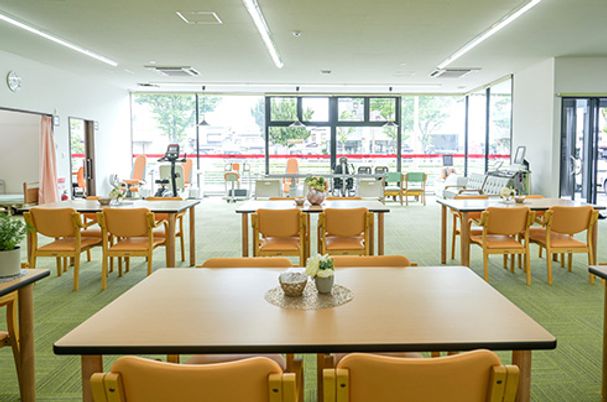 明るい機能訓練室
