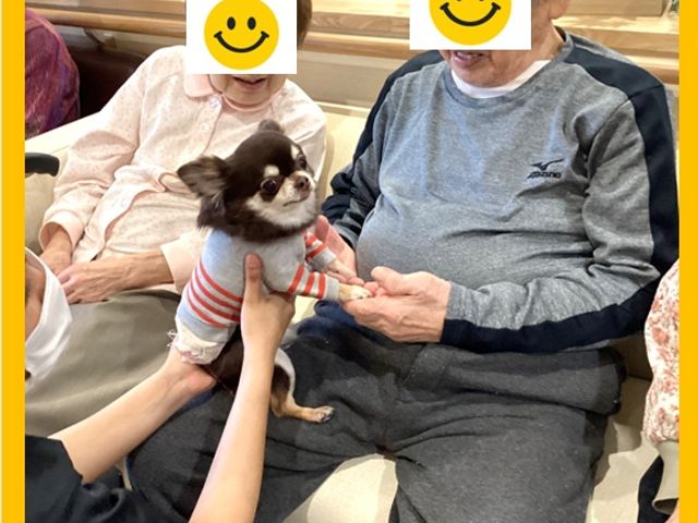 ドッグセラピーのご様子