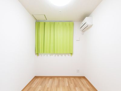 緑のカーテンの居室