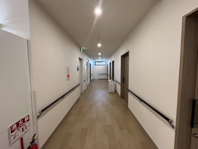 広々とした廊下