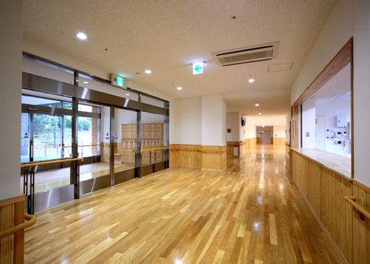 明るい廊下