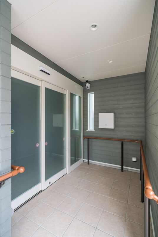 明るいエントランス