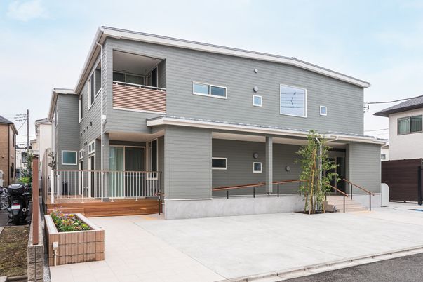 落ち着いた外観