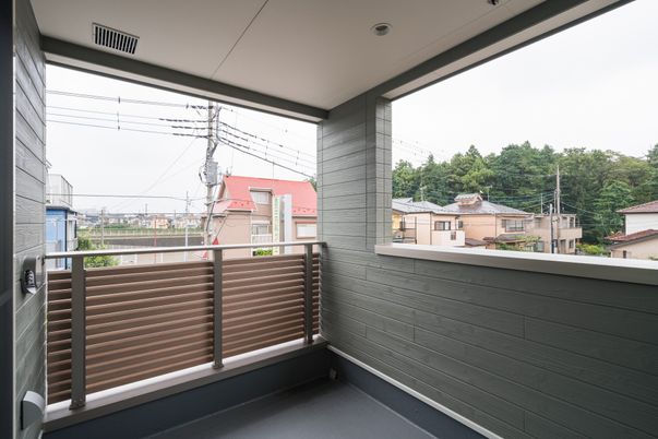 眺望の良いバルコニー