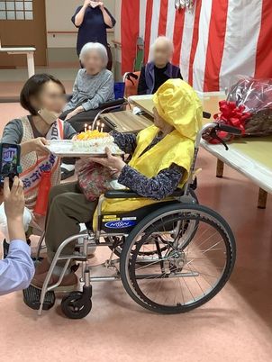 笑顔の交流が見られる空間