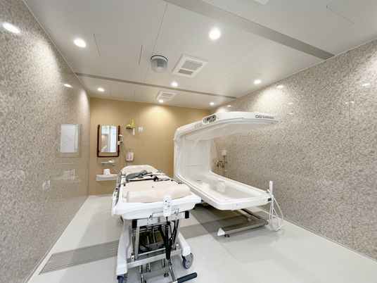 最新設備の浴室