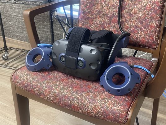 VR機器のある部屋