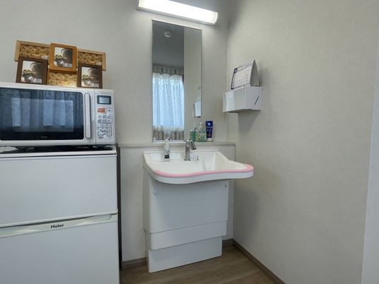 清潔な洗面台