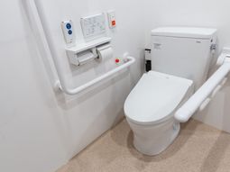 安全設備のトイレ