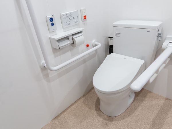 安全設備のトイレ