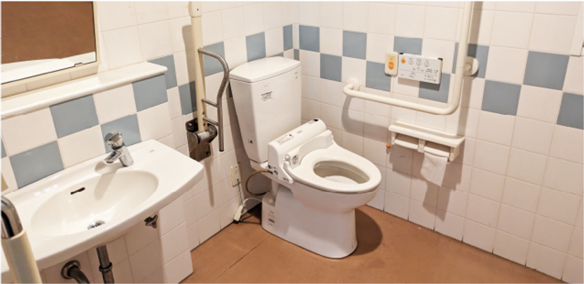 清潔なトイレスペース