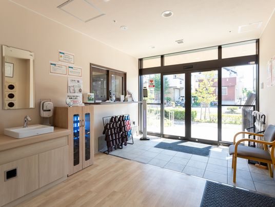 広々としたエントランス