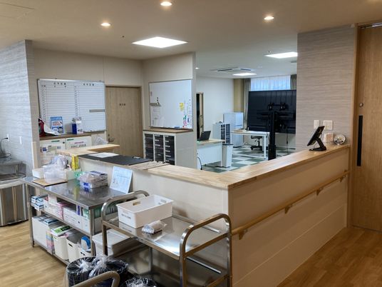 受付カウンター